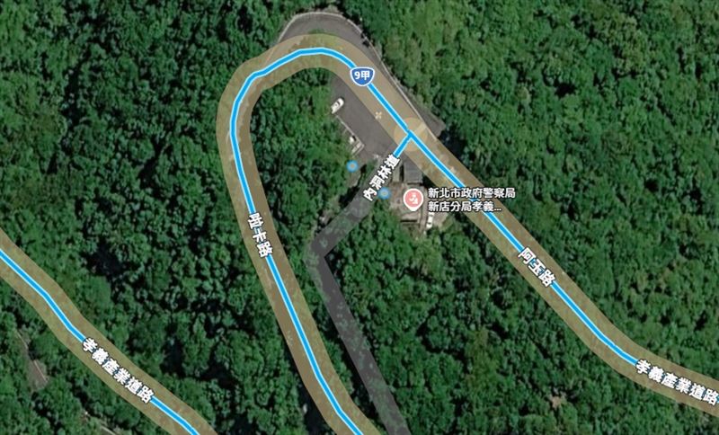 孝義檢查哨也同步封閉(圖/翻攝自google map)
