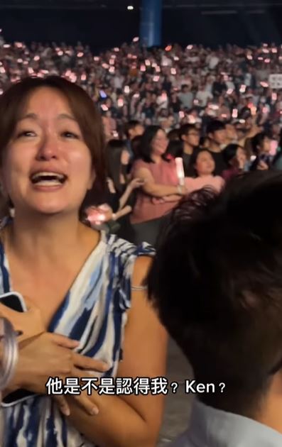 被阿信親喊名字太激動！《百靈果》凱莉追星成功　演唱會現場哭爆