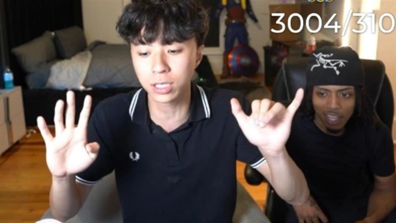 Ray直播連線中國人,脫口「六四」。(圖/翻攝Twitch「rayasianboy」)