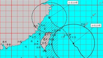 觸陸倒數！巴威暴風圈深夜進入東部近海