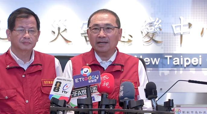 新北防颱撤離1698人　侯友宜提醒市民2事