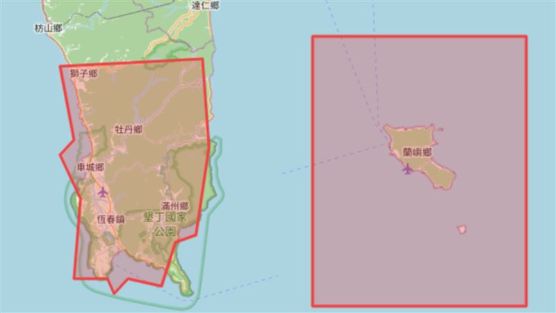 國家警報響!2縣市14級↑強風警戒區域曝