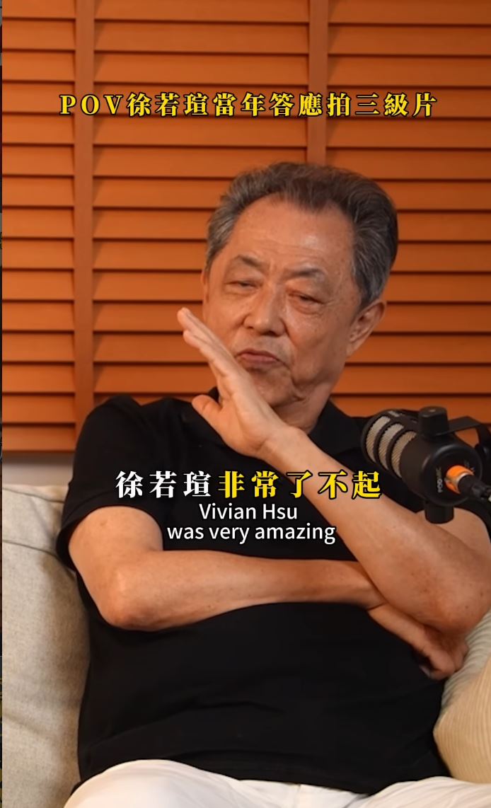 朱延平表示,徐若瑄當時展現十足勇氣,最終決定接下《天使心》,並稱讚:「徐若瑄非常了不起。」(圖/翻攝自喬姐幫你喬IG)