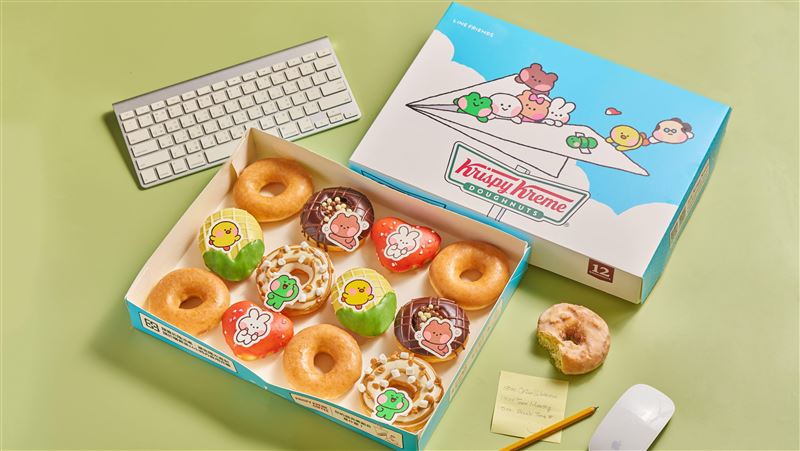 LINE FRIENDS minini甜甜圈「買1送1」!