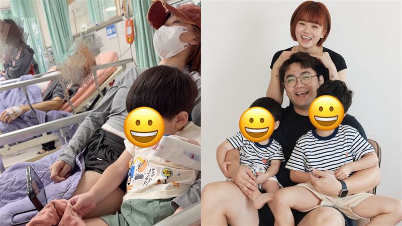 陳彥婷兒子生病掛急診。(圖/翻攝自IG)