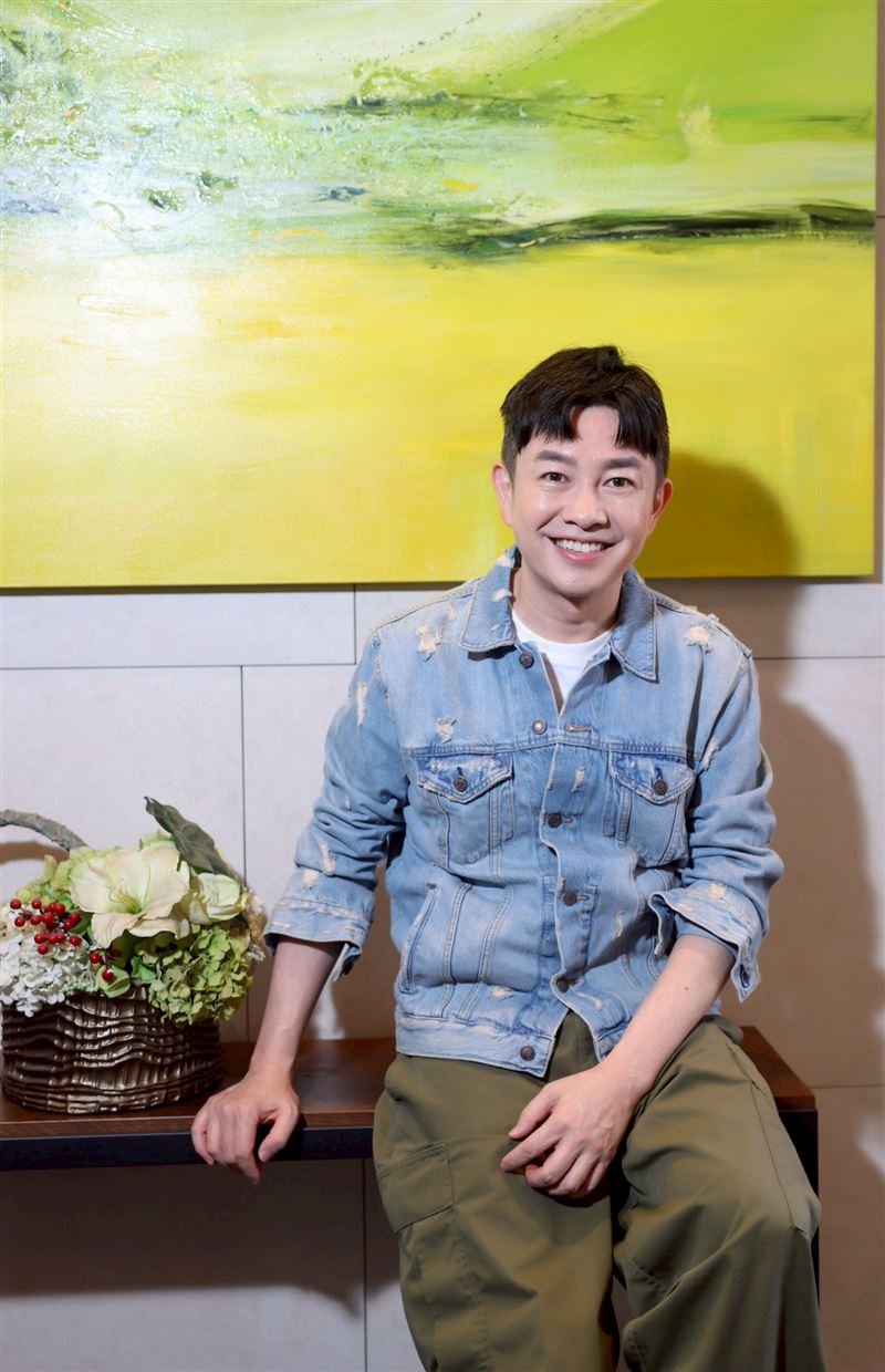 李明川自爆學生時期的「告白SOP」。(圖/記者鄭孟晃攝影)