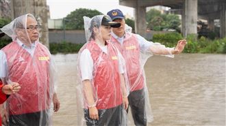 巴威強襲　高虹安急勘災：全力守護新竹市