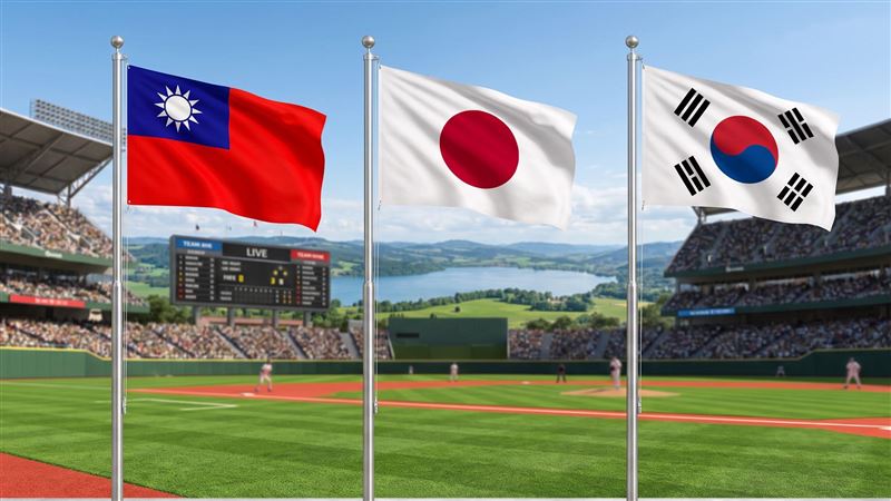 名古屋亞運的棒球賽事,韓國隊除了將台灣隊視為競爭對手,更忌憚實力堅強的日本隊。(示意圖/AI生成)