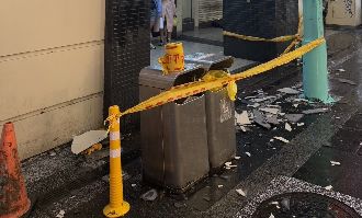西門町建物磁磚掉落砸傷1人　北市擬開罰