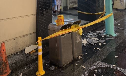 西門町建物磁磚掉落砸傷1人　北市擬開罰