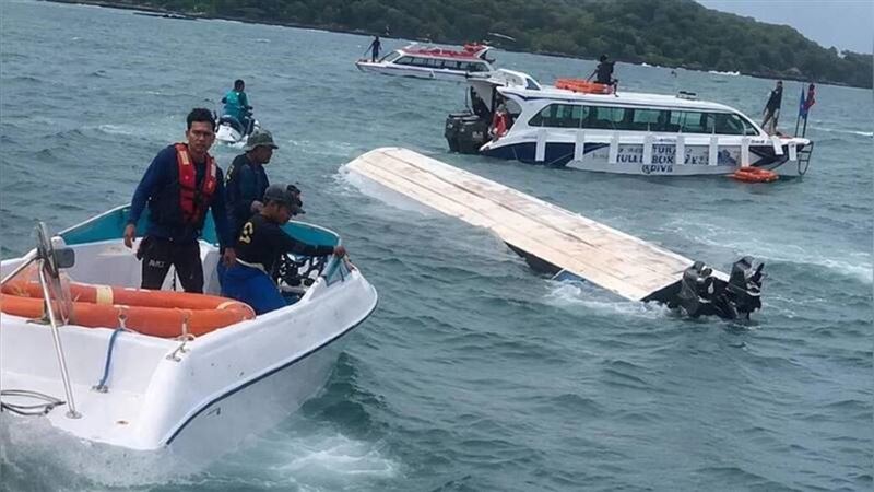 越南富國島觀光快艇翻覆　至少15人罹難