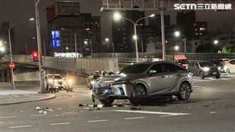 休旅車違規右轉害撞！騎士嚴重骨折無心跳
