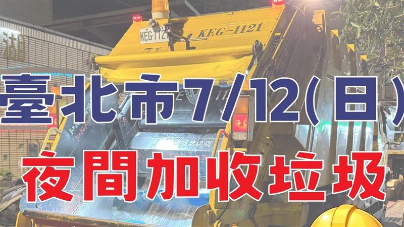 台北、新北今天有收垃圾!時間地點看這裡