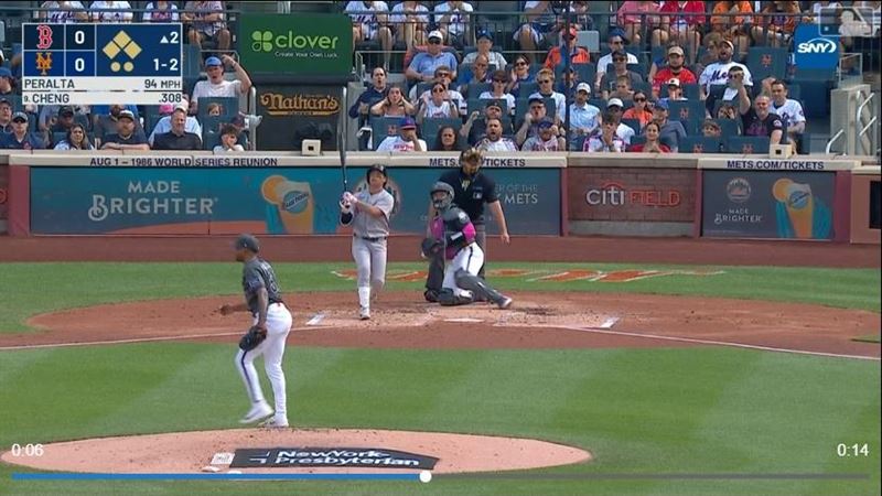 鄭宗哲滿壘遭到三振出局。(圖/翻攝自MLB官網)