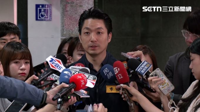蔣萬安主持應變中心會議後受訪(圖/翻攝畫面)