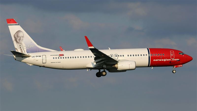 挪威航空(Norwegian Air)願賭服輸,把IG頭像換成英國航空(British Airways)的Logo。(圖/美聯社/達志影像)