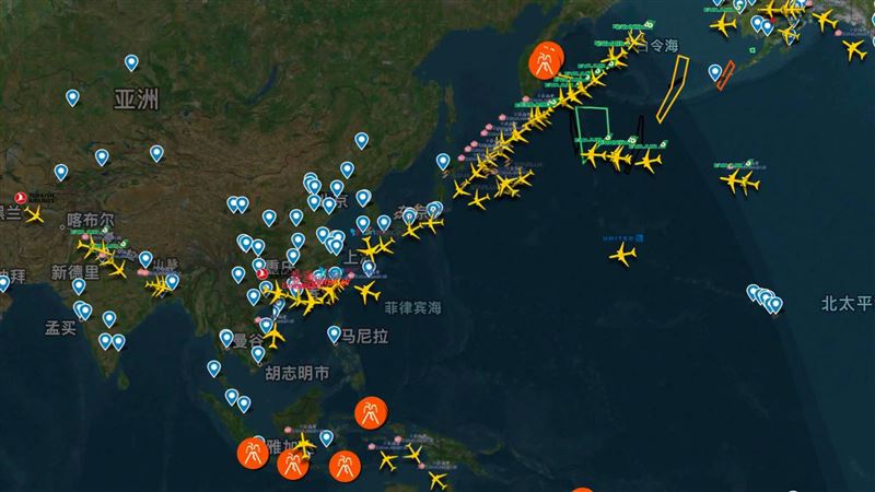 巴威遠離台灣魔王挑戰？驚人航班雷達圖曝