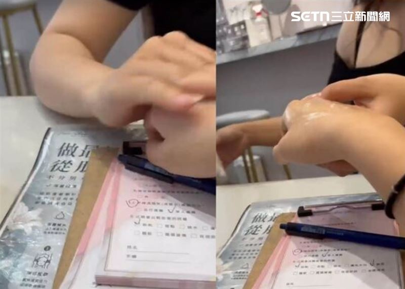 一名剛從小學畢業的 12 歲女童,近日與同學相約逛一中街時,竟被無良保養品專櫃店員盯上,以試用為由強行拉進店內,隨後多名大人一擁而上「分開包圍」。(圖/翻攝畫面)