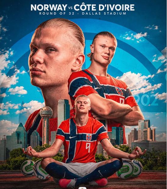 挪威足球員哈蘭德(Erling Haaland)的體格、體力令人驚豔。(圖/取自其IG)