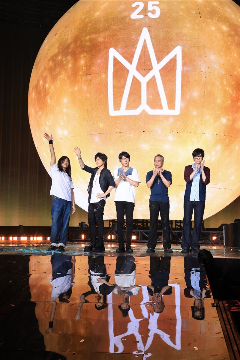 五月天5525+2「回到那一天」25週年巡迴演唱會重返台北大巨蛋。(圖/相信音樂提供)