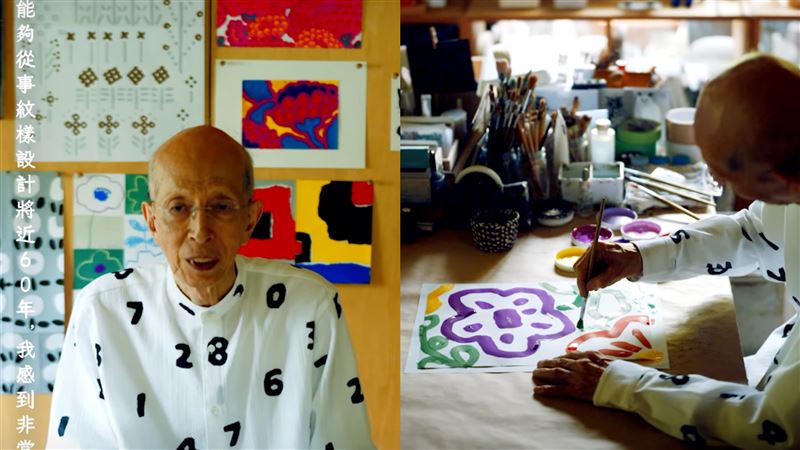 SOU・SOU圖案紋樣設計師是80歲的脇阪克二,從事設計工作已經60年的時間。(圖/翻攝自IG @sousoukyoto_twhk)