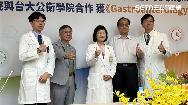 台大醫院與公衛學院研究團隊分析近400萬筆數據,發現「糞便血紅素濃度」是息肉切除後追蹤的關鍵指標。(圖/記者蔣季容攝影)