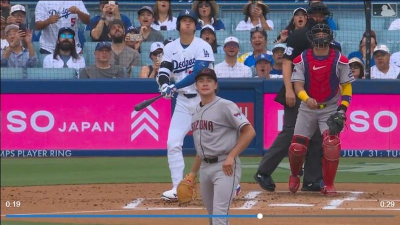 大谷翔平敲出道奇生涯第27支「首局首打席」全壘打。(圖/翻攝自MLB官網)