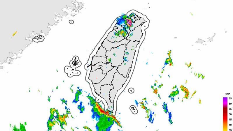 新/大雷雨開炸2縣市 警戒範圍曝光