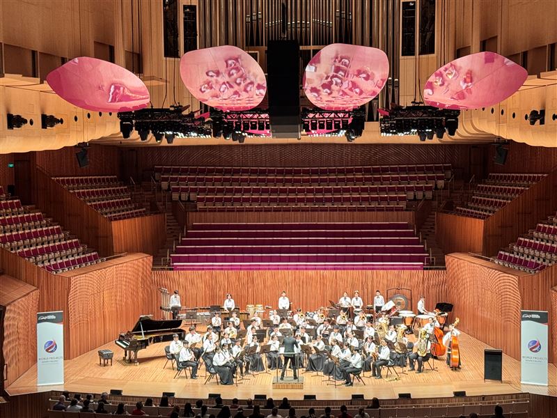 臺北市介壽國中管樂團日前遠赴澳洲,參加World Projects South Pacific第 34 屆澳洲國際音樂節 (34th Australian International Music Festival)