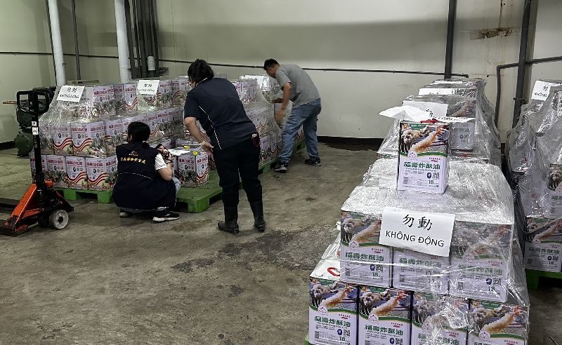 中聯油脂致癌物苯駢芘超標案，台中市政府持續與中央共同釐清污染原因、產品流向及相關責任，以最嚴格標準守護食品安全。（台中市政府提供）