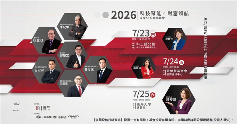 科技聚能，財富領航：2026 投資高峰會。（圖／主辦單位提供） 