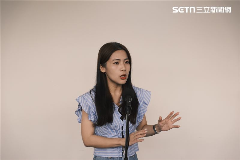 對於佀廣洋放棄國民黨提名，徐巧芯呼籲民進黨考慮看看，賴瑞隆是否也要放棄綠營提名。（圖／記者楊士誼攝影）