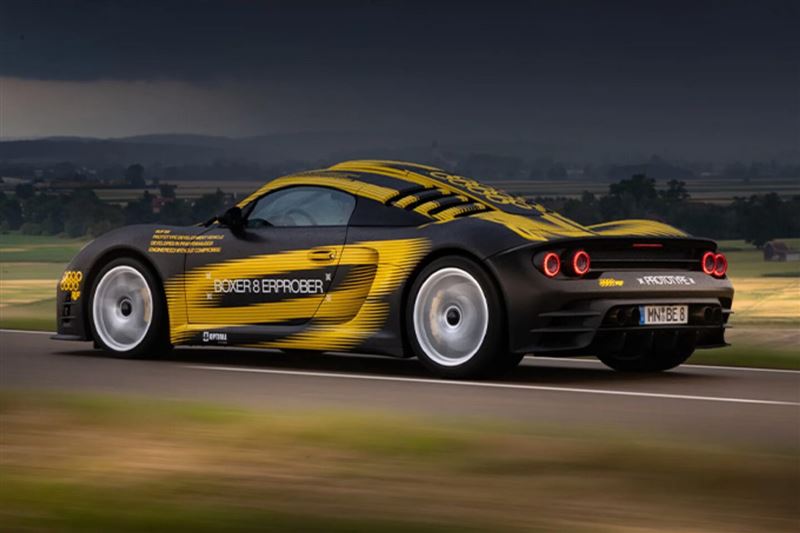 RUF CTR3原型車採用手排變速箱。(圖/翻攝RUF網站)