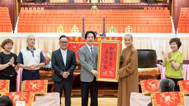 農曆初一赴佛光山祈福　賴清德8字心願曝