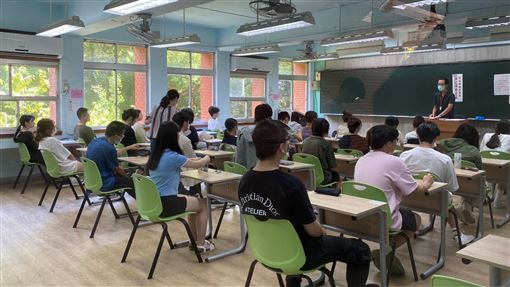 分科測驗－台師大考場內部照片（記者林柏廷攝影）
