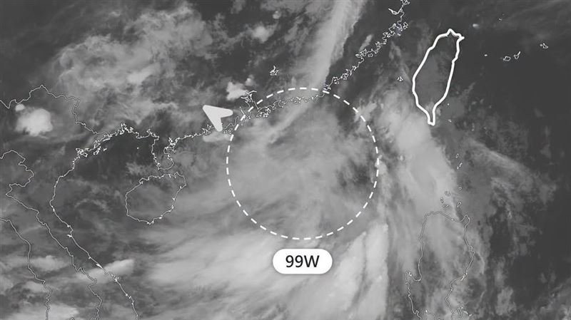 新熱帶擾動99W生成 專家曝路徑:2地小心