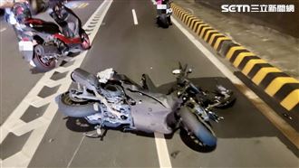 大漢橋車禍地留一攤血…女騎士問：腦漿嗎
