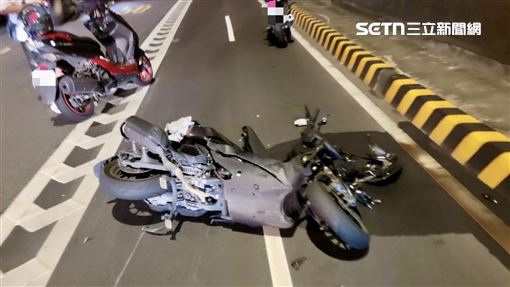 大漢橋車禍地留一攤血…女騎士問：腦漿嗎