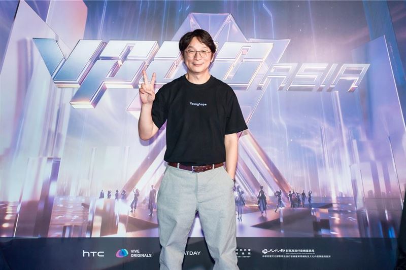 張惠妹經紀人陳鎮川出席新節目開播記者會。(圖/VIVE ORIGINALS提供)