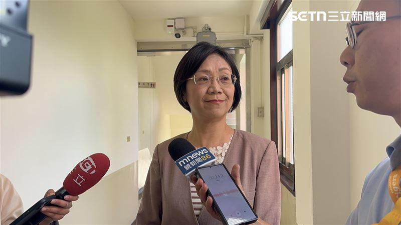 國民黨立委翁曉玲立院受訪(圖/記者詹宜庭攝影)