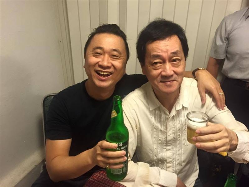 曾與邰智源歡喜慶生的資深男藝人周麟病逝租屋處。(圖/翻攝自邰智源臉書)