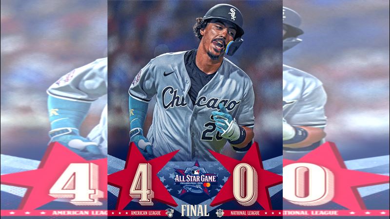 美聯明星隊4：0完封國聯明星隊。（圖／翻攝自X平台 @MLB）