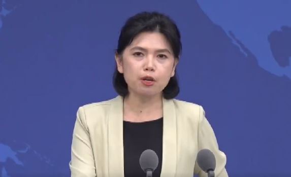 中國國台辦今被問到廣西洪災時,發言人朱鳳蓮突然歪樓,扯颱風「巴威」影響,「島上多地民眾受災」(圖/翻攝畫面)