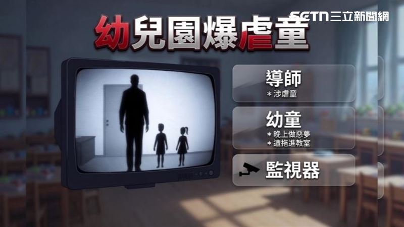 北市一間連鎖幼兒園中多名導師暴力虐童,家長發現孩子抗拒上學,晚上做噩夢