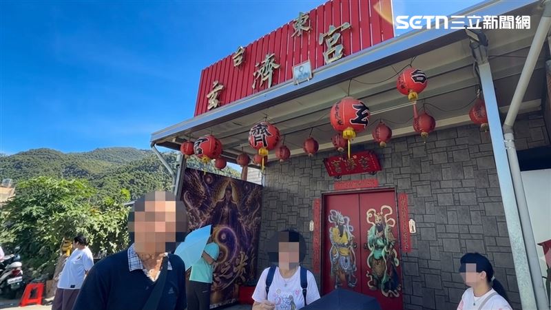 台東玄濟宮近日爭議不斷，主事者鄔馨茹與民俗專家廖大乙隔空互嗆。（圖／記者王浩原攝影）