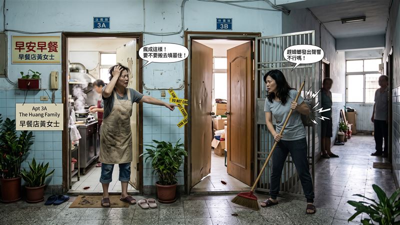 黃女與林女互看不順眼,最後鬧上法庭兩敗俱傷。(示意圖/AI生成)