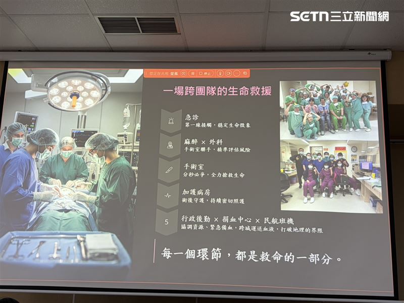 本次醫療團隊救援環節。(圖/記者簡浩正攝影)