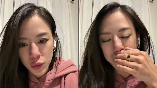 跨國離婚官司卡關 女星直播中崩潰落淚