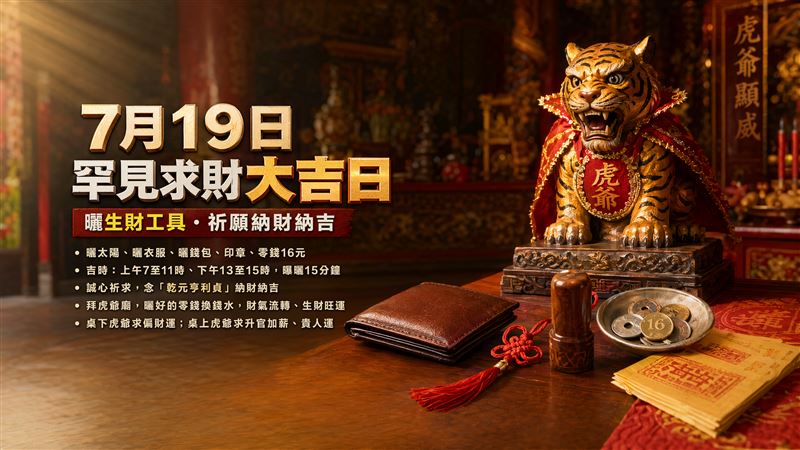 7月19日求財方法。(圖/AI製圖)