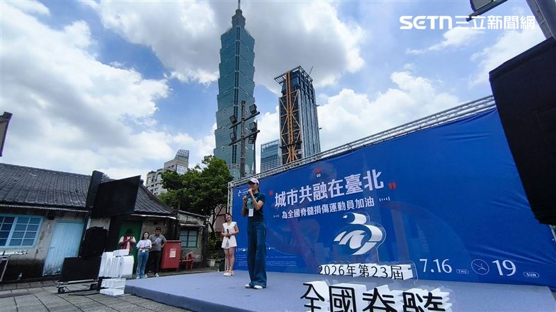 賈永婕表示，運動能帶給人突破自我與建立自信的力量，攜手各界推動友善共融環境，讓每個人平等參與運動、融入城市。（圖／記者陳韋帆攝影）
